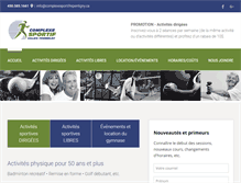 Tablet Screenshot of gymrepentigny.ca